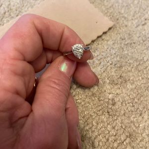 1/10 karat real diamond ring